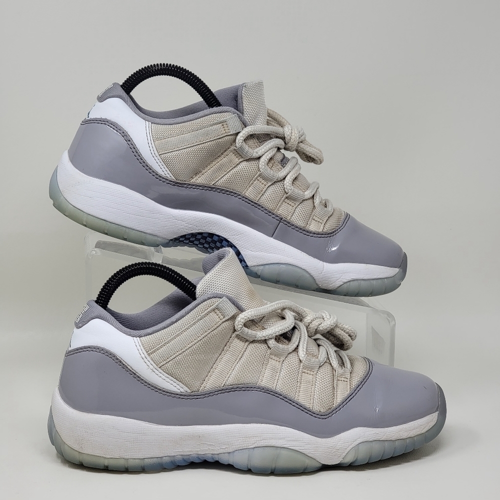 Nike Boys Air Jordan 11 528896-140 Gray Basketball Shoes Sneakers Size 6.5Y